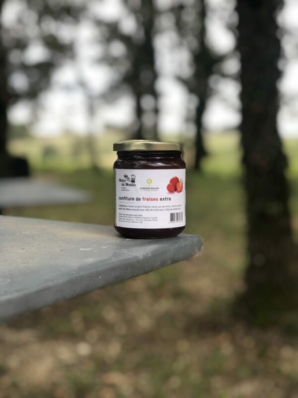 Confiture de fraises extra 250g